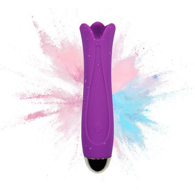 Tahan Air 7 Kecepatan Vibrator Lidah Palsu Mainan Seks Silikon Kelas Medis