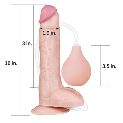 10 Inch Dilldo Toy Sex Penis Double Layer Silicone Realistis Cock