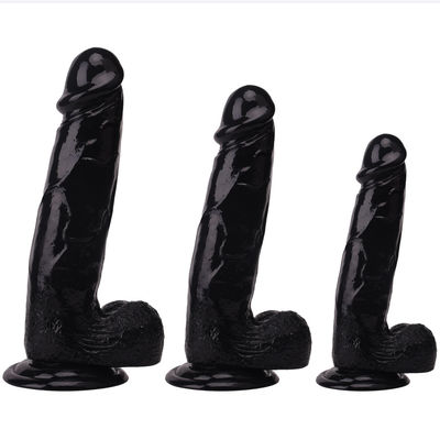 Realistis Suction Cup Dildo Sex Toy 22 cm Kristal Kontol Untuk Wanita
