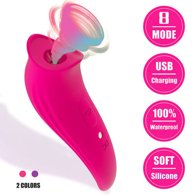 Rose Vibrator Seks Dewasa Puting Kuat Clit Sucker Vacuum Stimulator 12.5cm