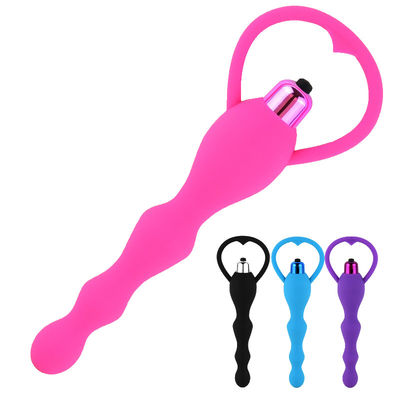 Tahan Air Wanita Anal Sex Toys Gay Pijat Prostat Butt Plugs 18cm