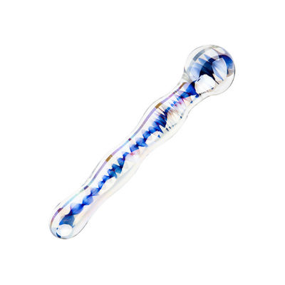 Unisex Double Ended Glass Tongkat Seks Anal Sex Toy 20cm Untuk Dewasa