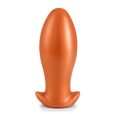 Black Gold Dick Anal Sex Toys Anal Ripples Silicone tahan air OEM ODM