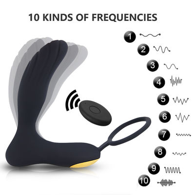 Testis Vibrator Mens Sex Toys Remote Control Pemanas Pria Cock Ring 4cm