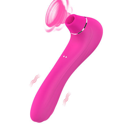 Vibrator Seks Dewasa yang Dapat Dicuci Menjentikkan Lidah Mainan 10 Kecepatan 190mm