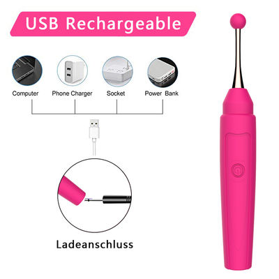 17.6 cm Pijat Puting G Spot Vibrator Klitoris Mainan Seks Wanita Kecepatan Tunggal