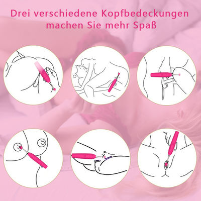 17.6 cm Pijat Puting G Spot Vibrator Klitoris Mainan Seks Wanita Kecepatan Tunggal