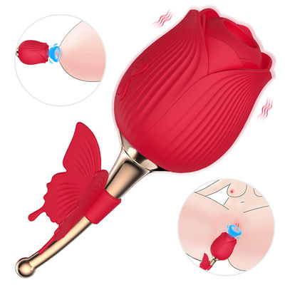 Sucking Rose Wireless Butterfly Vibrator Sex Toys Non Toxic IPX7 Waterproof