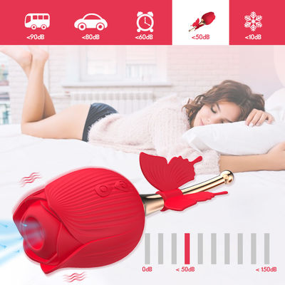 Sucking Rose Wireless Butterfly Vibrator Sex Toys Non Toxic IPX7 Waterproof