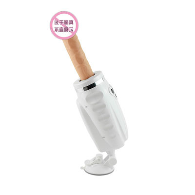 Mainan Dewasa Nirkabel Remote Peluru Pemanas Teleskopik 18.7cm Dildo Bergetar