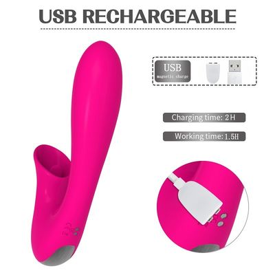 Isi Ulang G Spot Honey Sex Toys Kebisingan Rendah 50dB 12 Model Getaran