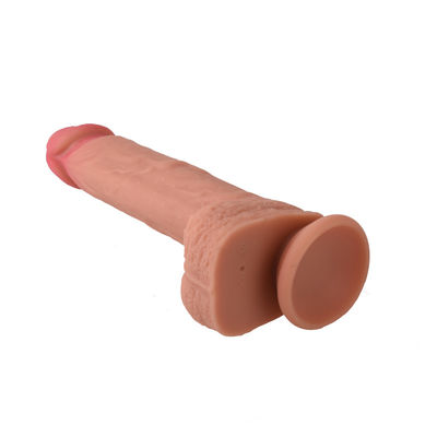 10 Frekuensi Telescopic Anal Sex Dildo 23cm Remote Control Nirkabel