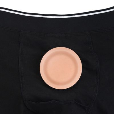 Pria Gay Non Toxic Dildo Sex Toy Hollow Penis Celana ROHS Disetujui