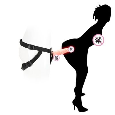 Kelas Medis Silikon Realistis Penis Dildo 14.5cm Dengan Suction Cup