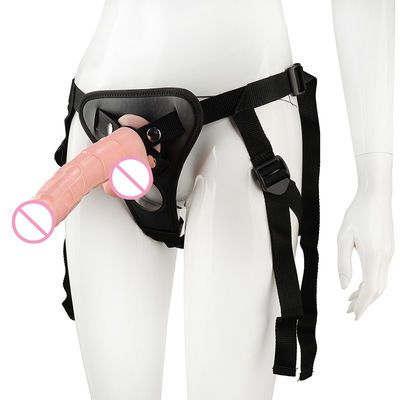 Kelas Medis Silikon Realistis Penis Dildo 14.5cm Dengan Suction Cup