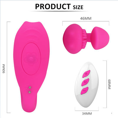 Erotis Nirkabel Vibrator Sex Toy G Spot U Berbentuk Klitoris Stimulator