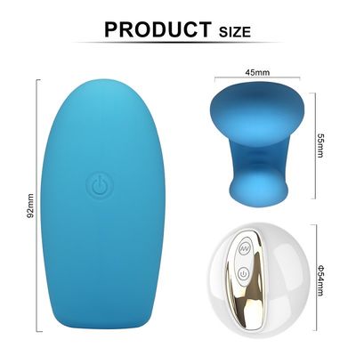2 Motor U Type Vibrator Sex Toy Silicone ABS Wireless Remote Control ODM