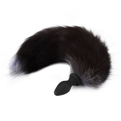 OEM Remote Control Foxy Tail Plug Anal 45cm Untuk Wanita BDSM Games