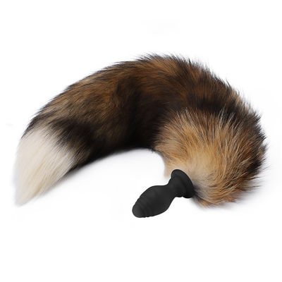 OEM Remote Control Foxy Tail Plug Anal 45cm Untuk Wanita BDSM Games