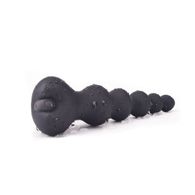 Remote Control Anal Sex Toys Anal Beads Plug Getaran Ganda 16cm