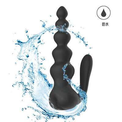 Remote Control Anal Sex Toys Anal Beads Plug Getaran Ganda 16cm