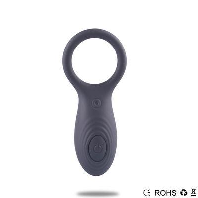 Silikon Dewasa Pria Mainan Seks Penis Cincin Vibrator 13 Frekuensi 50DB Kebisingan Rendah