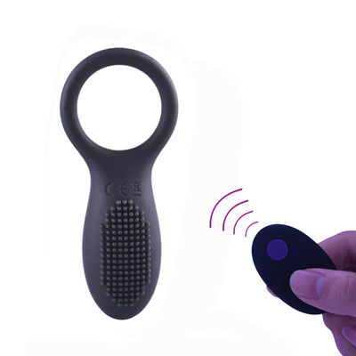 Silikon Dewasa Pria Mainan Seks Penis Cincin Vibrator 13 Frekuensi 50DB Kebisingan Rendah
