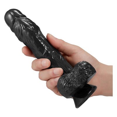 TPE Nyata Merasa Mens Sex Toys Pembesaran Extender Strap Di Dilldo 20cm