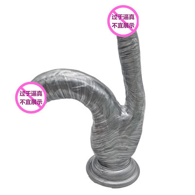 TPE Real Feel Realistis Strap Pada Pembesaran Penis Extender 20cm