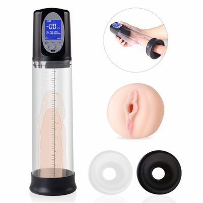 29 cm Otomatis Mens Sex Toys LCD Display Pennies Enlargement Pump Bersertifikat ROHS