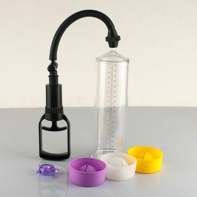 ABS Penis Pompa Vakum Mens Sex Toys Extender 19 cm ramah lingkungan
