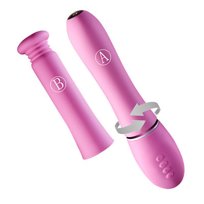 ROHS Wifi APP Kontrol Silicone Telescopic Dildo Dengan Kamera Endoskopi