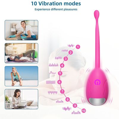 OEM Silicone Bullet Egg Vibrator Remote Control Nirkabel IPX7 Tahan Air