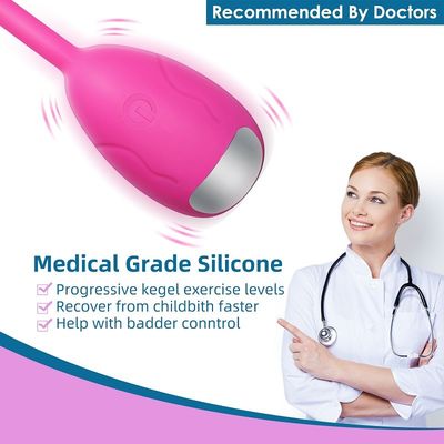 OEM Silicone Bullet Egg Vibrator Remote Control Nirkabel IPX7 Tahan Air