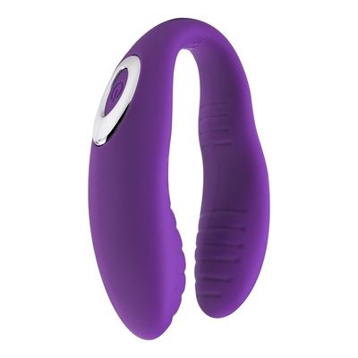 USB Isi Ulang U Bentuk Womens Sex Toys 10 Kecepatan 11cm panjang