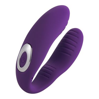 USB Isi Ulang U Bentuk Womens Sex Toys 10 Kecepatan 11cm panjang