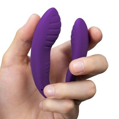 USB Isi Ulang U Bentuk Womens Sex Toys 10 Kecepatan 11cm panjang