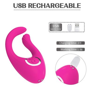CE Wireless Remote Control Telur U Jenis Vibrator 9 Frekuensi IPX7