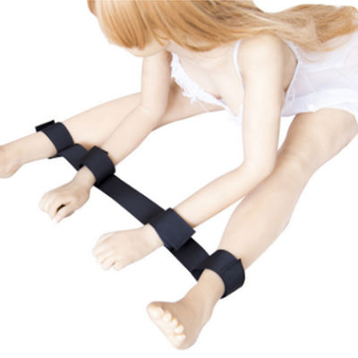 Game SM BDSM Sex Fetish Bondage Nilon Kaki Pergelangan Kaki Budak Borgol 57cm