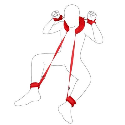 Manset Pergelangan Kaki Dan Tangan 385G Nyaman Nilon Bdsm Belt Borgol