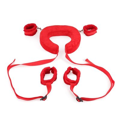 Manset Pergelangan Kaki Dan Tangan 385G Nyaman Nilon Bdsm Belt Borgol