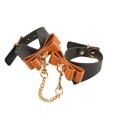 9Pcs Kulit SM Sex Fetish Bondage Borgol Klem Puting Kerah Tali Cambuk Gag
