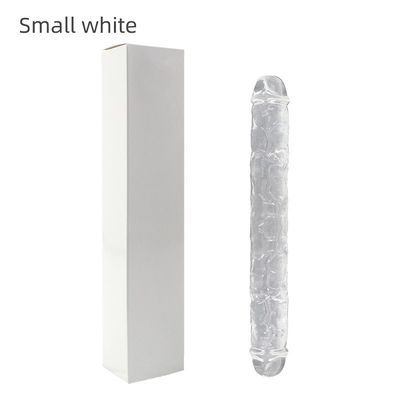 Silicone Realistis LGBT Sex Toys Kepala Ganda Non Vibrator 37.4cm Untuk Wanita