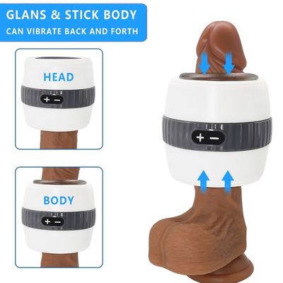 Tahan Air IPX7 Sex Blowjob Pria Masterbator Vibrator 12 Mode Getaran