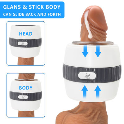 12 Frekuensi Mainan Masturbasi Pria 95mm Vibrator Lidah Ultra Lembut